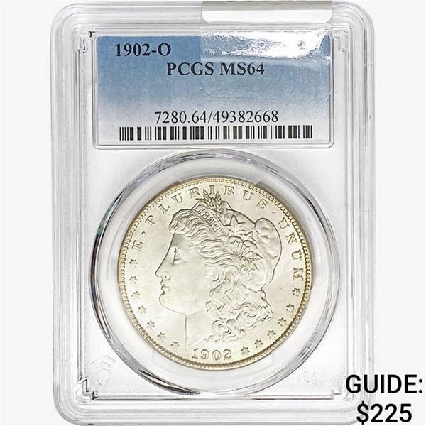 1902-O Morgan Silver Dollar PCGS MS64