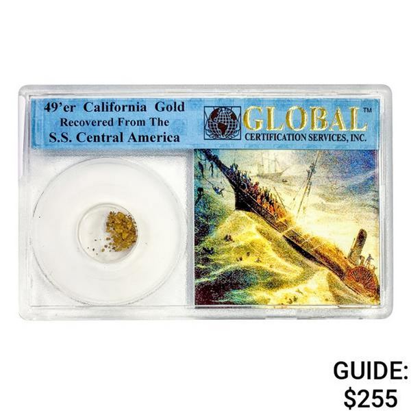 1857 49er CA Pinch of Gold S.S. Shipwreck Cen. Am.