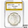 Image 1 : 1878 7/8TF Morgan Silver Dollar PGA MS63