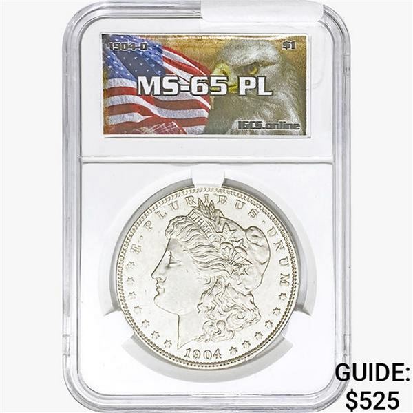 1904-O Morgan Silver Dollar ICGS MS65 PL