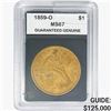 1859-O Seated Liberty Dollar GG MS67