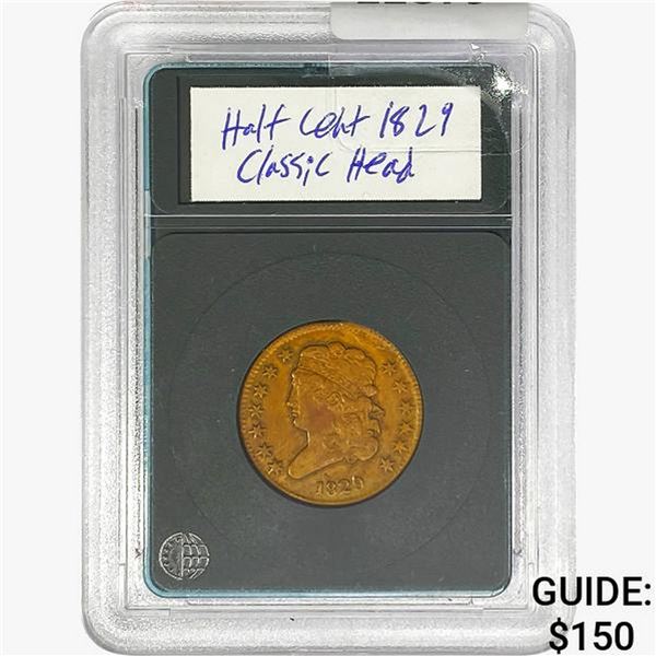 1829 Classic Head Half Cent