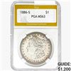 1886-S Morgan Silver Dollar PGA MS63