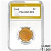 Image 1 : 1865 Two Cent Piece PGA MS65 RED