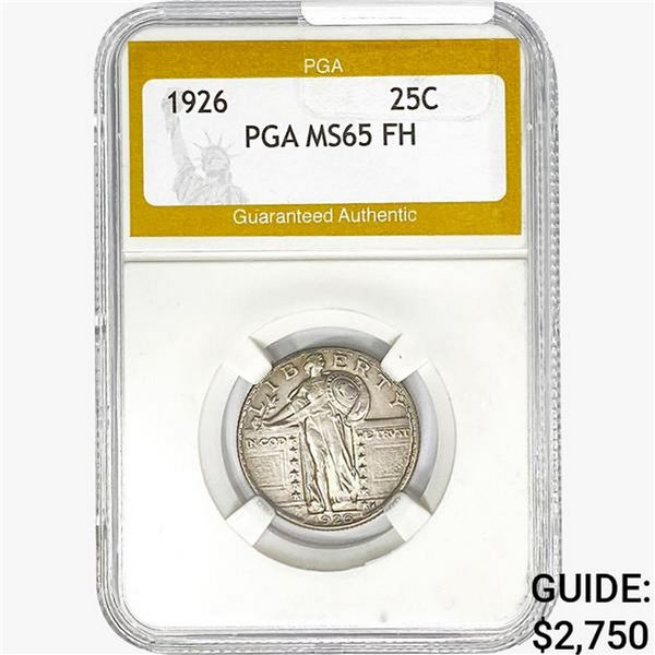 1926 Standing Liberty Quarter PGA MS65 FH