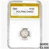 Image 1 : 1860 Seated Liberty Half Dime PGA PR66 CAMEO