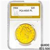 1904 $20 Gold Double Eagle PGA MS65 PL