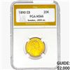 1890 EB 0.2593oz Gold Sweden 20K PGA MS66
