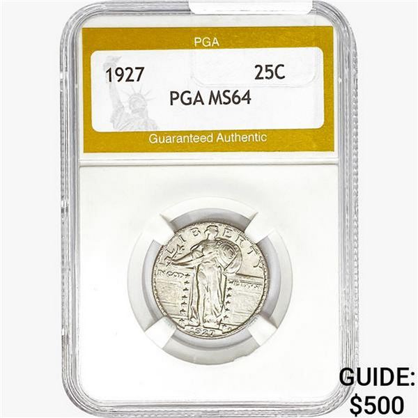 1927 Standing Liberty Quarter PGA MS64