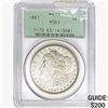 Image 1 : 1887 Morgan Silver Dollar PCGS MS63