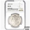 Image 1 : 1891-S Morgan Silver Dollar NGC MS60