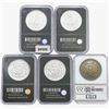 Image 2 : [5] 1884-1897 Morgan Silver Dollar GG/PCI UNC/EF40