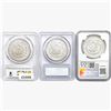 Image 2 : [3] 1884-1921 Morgan Silver Dollar NGC/PCGS MS61-63