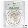 Image 1 : 1887 Morgan Silver Dollar PCGS MS63
