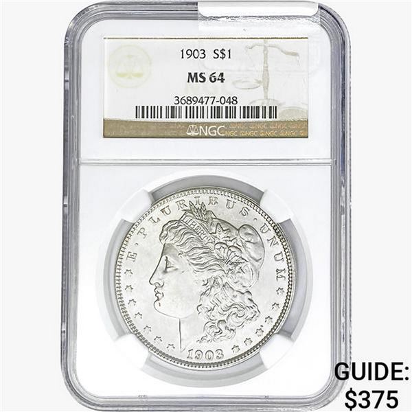 1903 Morgan Silver Dollar NGC MS64