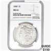Image 1 : 1888 Morgan Silver Dollar NGC MS61