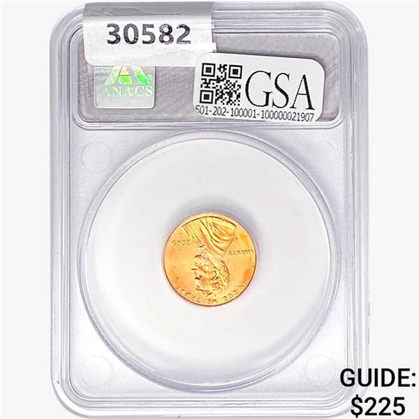 2009-D 1C Lincoln Inaugural ANACS MS67 RD