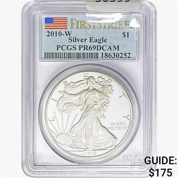 2010-W Silver Eagle PCGS PR69 DCAM