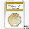 Image 1 : 1878 Morgan Silver Dollar PGA MS64+ PL REV 78
