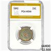 Image 1 : 1892 Barber Quarter PGA MS66