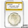Image 1 : 1878 8TF Morgan Silver Dollar PGA MS65+ DMPL VAM9