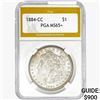 Image 1 : 1884-CC Morgan Silver Dollar PGA MS65+