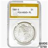 Image 1 : 1881-S Morgan Silver Dollar PGA MS65+ PL