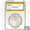 1878-S Morgan Silver Dollar PGA MS65+