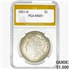 Image 1 : 1921-D Morgan Silver Dollar PGA MS65+