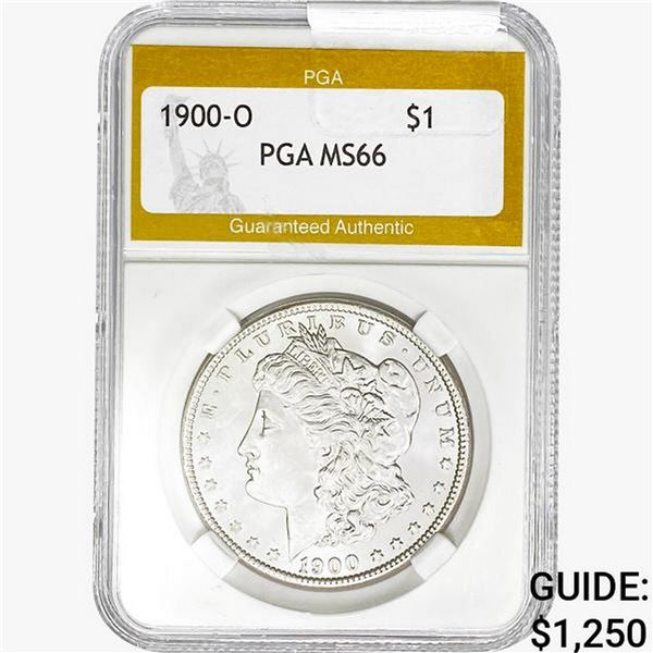1900-O Morgan Silver Dollar PGA MS66
