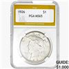 Image 1 : 1926 Silver Peace Dollar PGA MS65