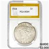 1928 Morgan Silver Dollar PGA MS64