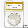 1881-CC Morgan Silver Dollar PGA MS64