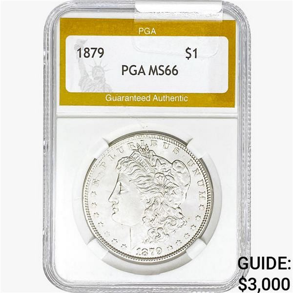 1879 Morgan Silver Dollar PGA MS66
