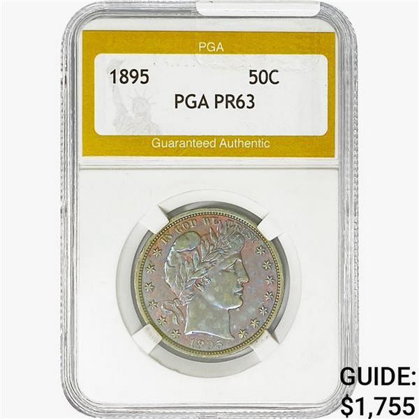 1895 Barber Half Dollar PGA PR63