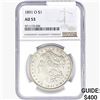 1891-O Morgan Silver Dollar NGC AU53