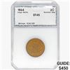 Image 1 : 1864 Two Cent Piece PCI EF45 Lg Motto/Rot Dies