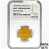 Image 1 : 1864 Two Cent Piece NGC MS64 Lg Motto/Mint Err/Rot Dies