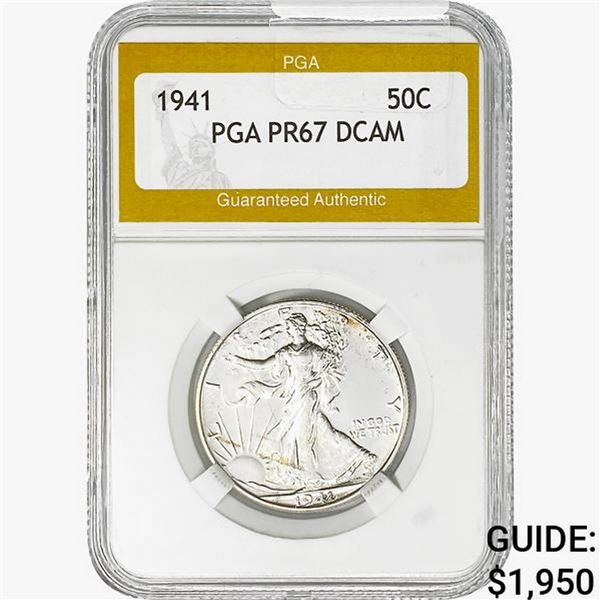 1941 Walking Liberty Half Dollar PGA PR67 DCAM