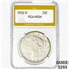 1922-D Silver Peace Dollar PGA MS64