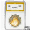 1821 Capped Bust Half Dollar PGA MS61