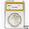 1889-S Morgan Silver Dollar PGA MS63