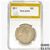 1811 Capped Bust Half Dollar PGA AU55