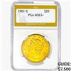 1901-S $20 Gold Double Eagle PGA MS63+