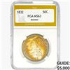 1832 Capped Bust Half Dollar PGA MS63 Monster
