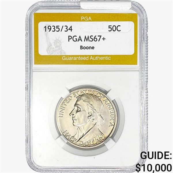 1935/34 Boone Half Dollar PGA MS67+