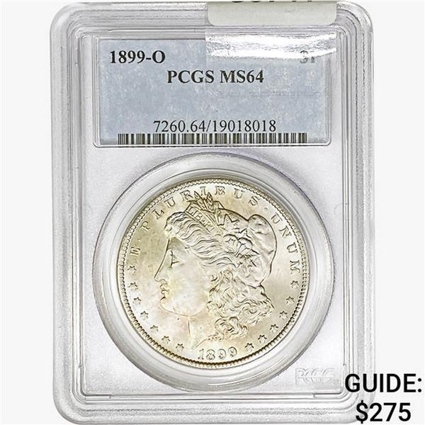 1899-O Morgan Silver Dollar PCGS MS64