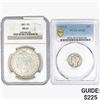 Image 1 : [2]1883 & 1921-D S$1 & 10C NGC/PCGS MS/AG 62/03