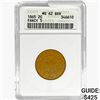 1865 Two Cent Piece ANACS MS62 BRN FANCY 5