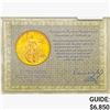 Image 1 : 1924 $20 Gold Double Eagle   MS60
